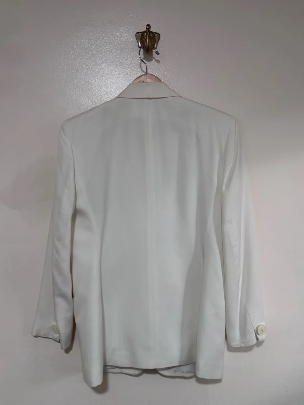 Christina Dior Vintage Ivory Double-Breasted Women’s Blazer size 10 made in USA